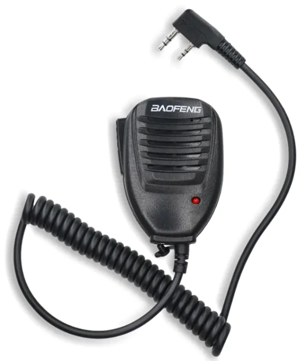 Тангента До Рації Baofeng Quansheng або Quansheng з роз'ємом Kenwood. Динамік для портативних радіостанцій. Мікрофон із кнопкою PTT на плече